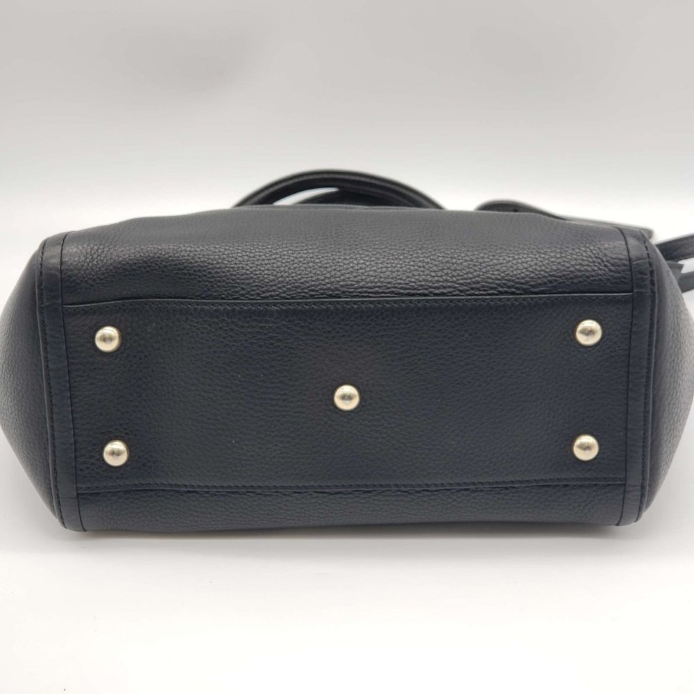 100% Authentic Gucci GG Soho Black Leather Shoulder Bag - Picture 10 of 16